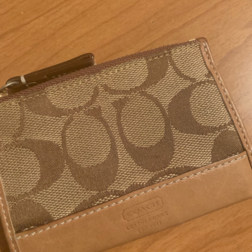Coach keychain wallet